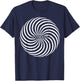 Hypnotize - Hypnosis - Optical Illusion - Self Hypnotism T-Shirt - T-Shirt | Navy