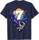 Space Astronaut 7th Birthday Boy Number 7 Seven Year Old T-Shirt - T-Shirt | Navy