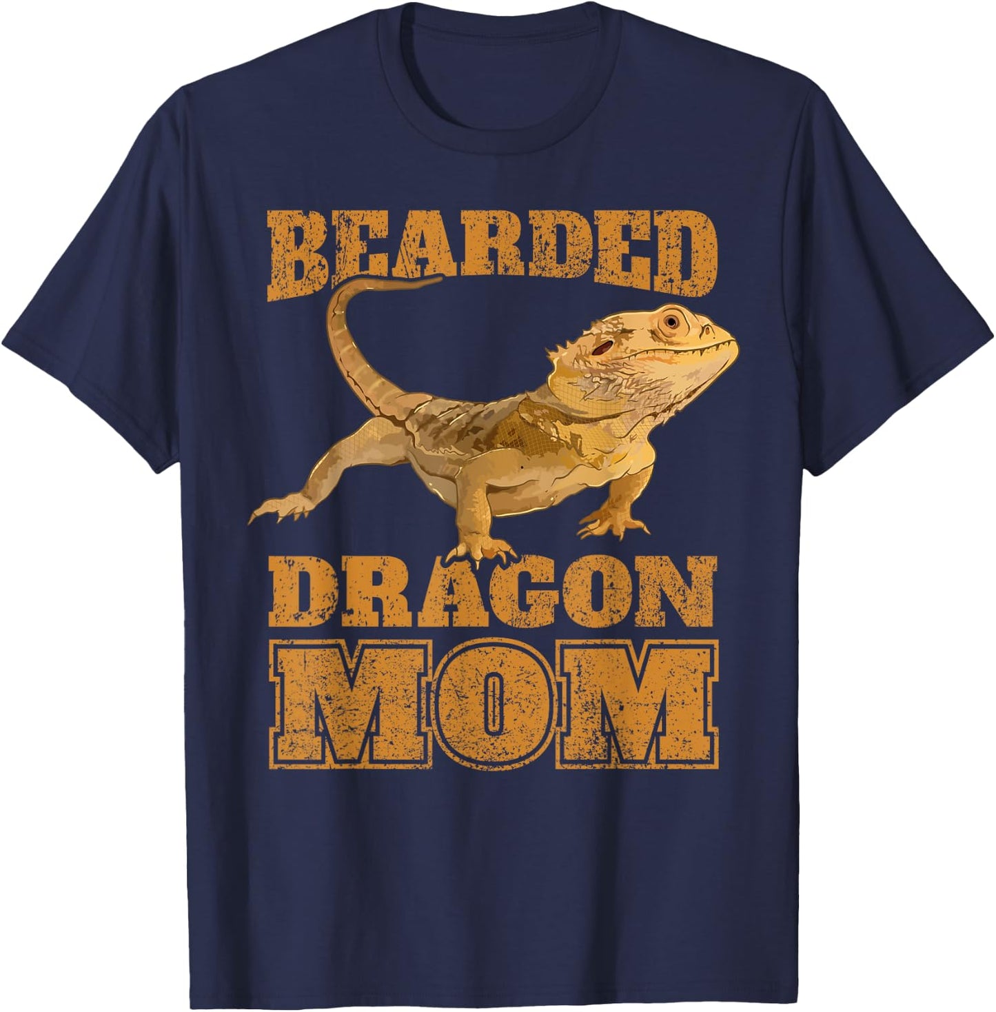 Cute Bearded Dragon Mom Mama Bearded Dragon Mother T-Shirt - T-Shirt | Navy