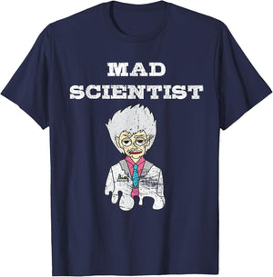 Funny Mad Scientist for mathematic chemist lovers new T-Shirt - T-Shirt | Navy