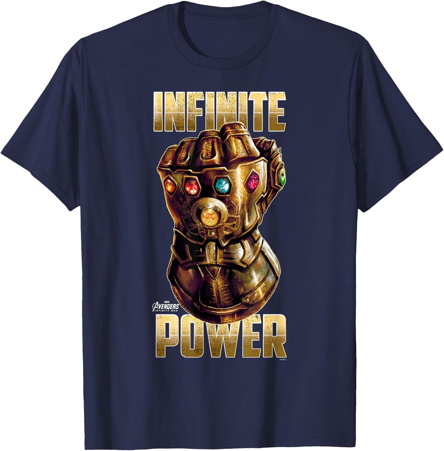Marvel Avengers Infinity War Infinite Power Graphic T-Shirt - T-Shirt | Navy