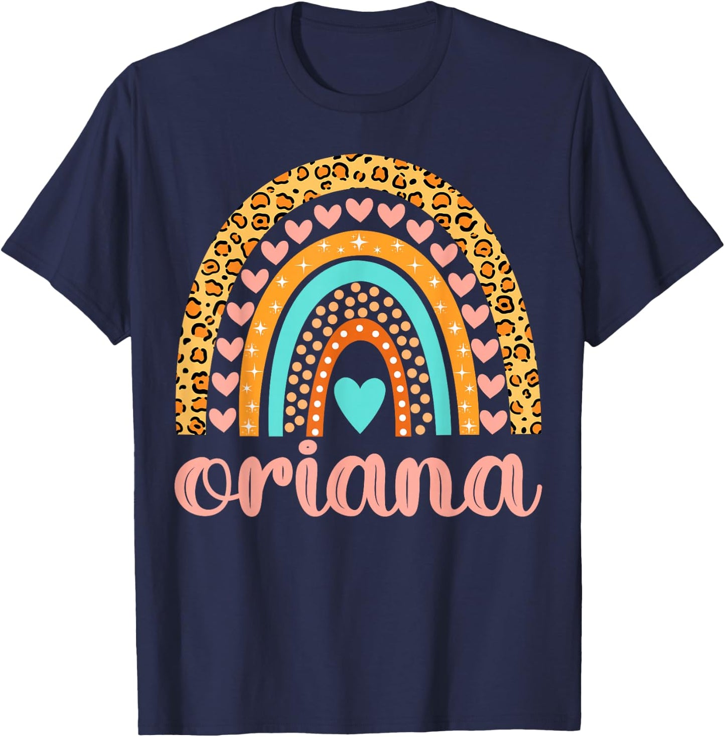 Oriana Oriana Name Birthday Shirt Gift T-Shirt - T-Shirt | Navy