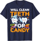 Dentist Dental Assistant Hygienist Halloween Tooth T-Shirt - T-Shirt | Navy