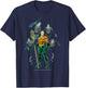 DC Comics Aquaman Poses Vintage Poster T-Shirt - T-Shirt | Navy