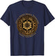 JWST James Webb Space Telescope Cosmic time Machine (Brass) T-Shirt - T-Shirt | Navy