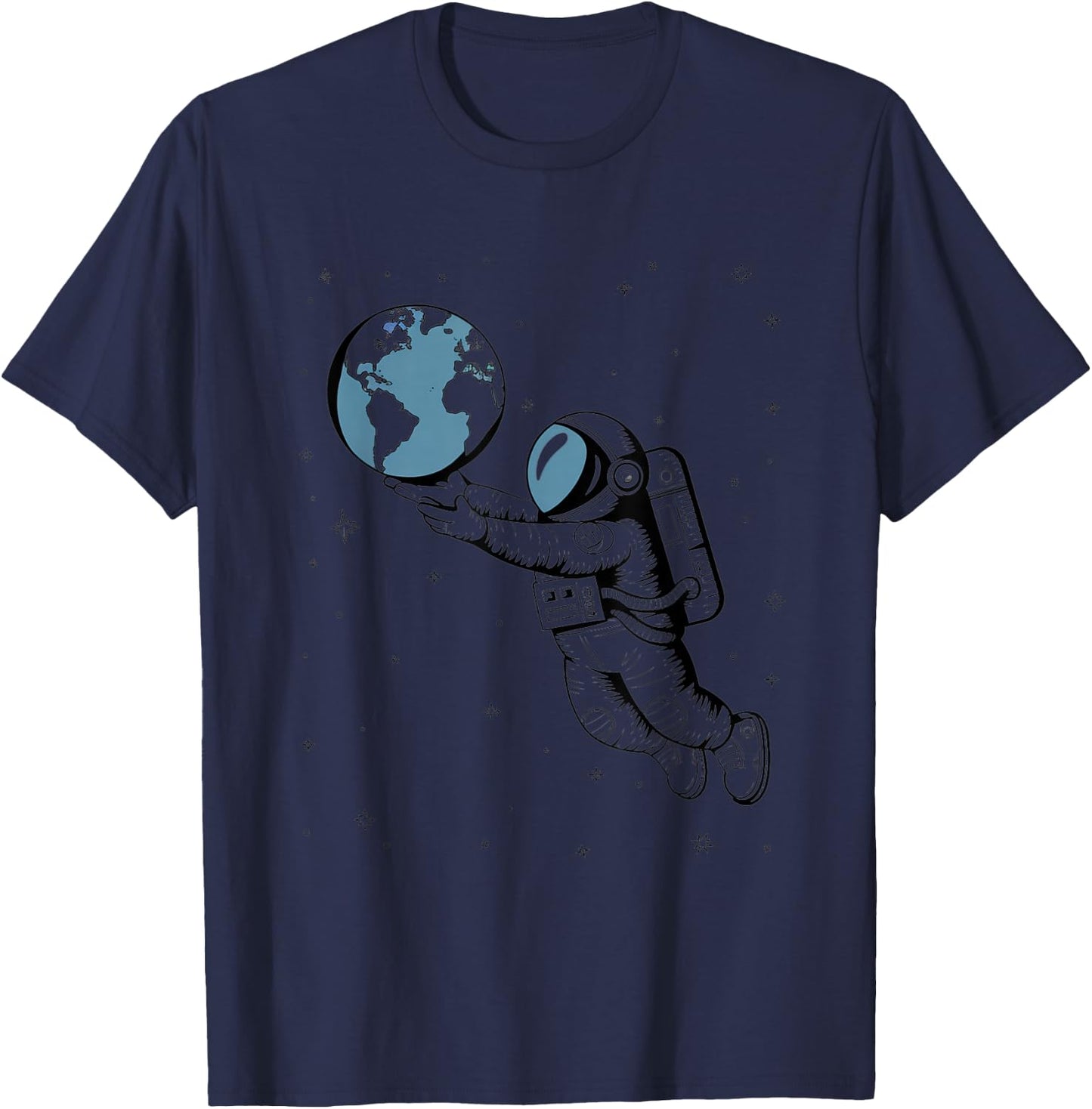 Cosmic Explorer Voyager T-Shirt - T-Shirt | Navy