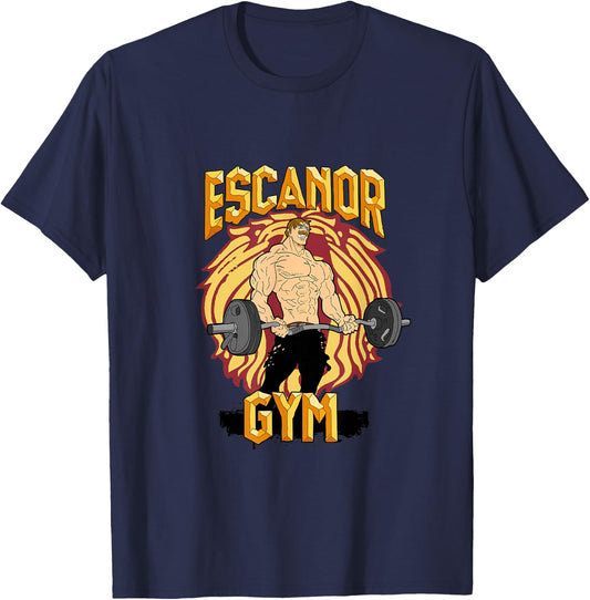Escanor Gym Pride T-Shirt - T-Shirt | Navy
