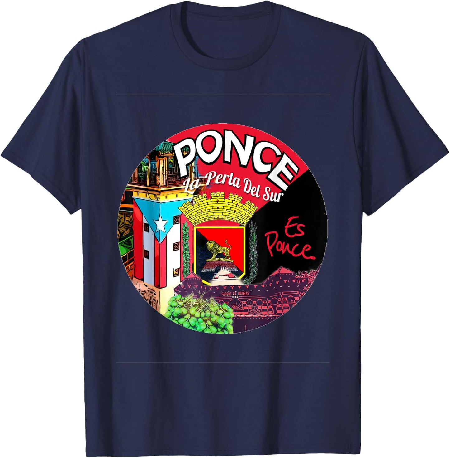 ponce es ponce Puerto Rico Izis la Enfermera T-Shirt - T-Shirt | Navy