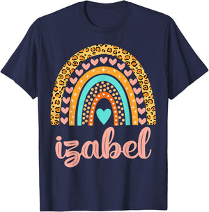 Izabel Izabel Name Birthday Shirt Gift T-Shirt - T-Shirt | Navy