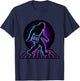 Bigfoot Postal Worker Retro Mail Carrier T-Shirt - T-Shirt | Navy