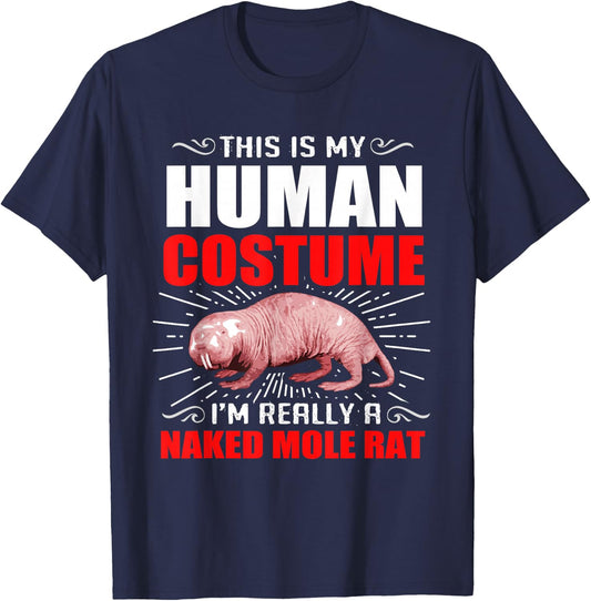Naked Mole Rat T-Shirt - T-Shirt | Navy