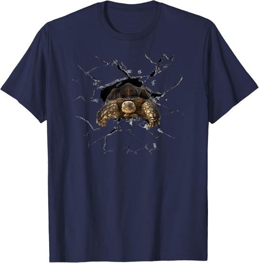 Tortoise , Tortoise Shirt, Aldabra Tortoise T-Shirt - T-Shirt | Navy