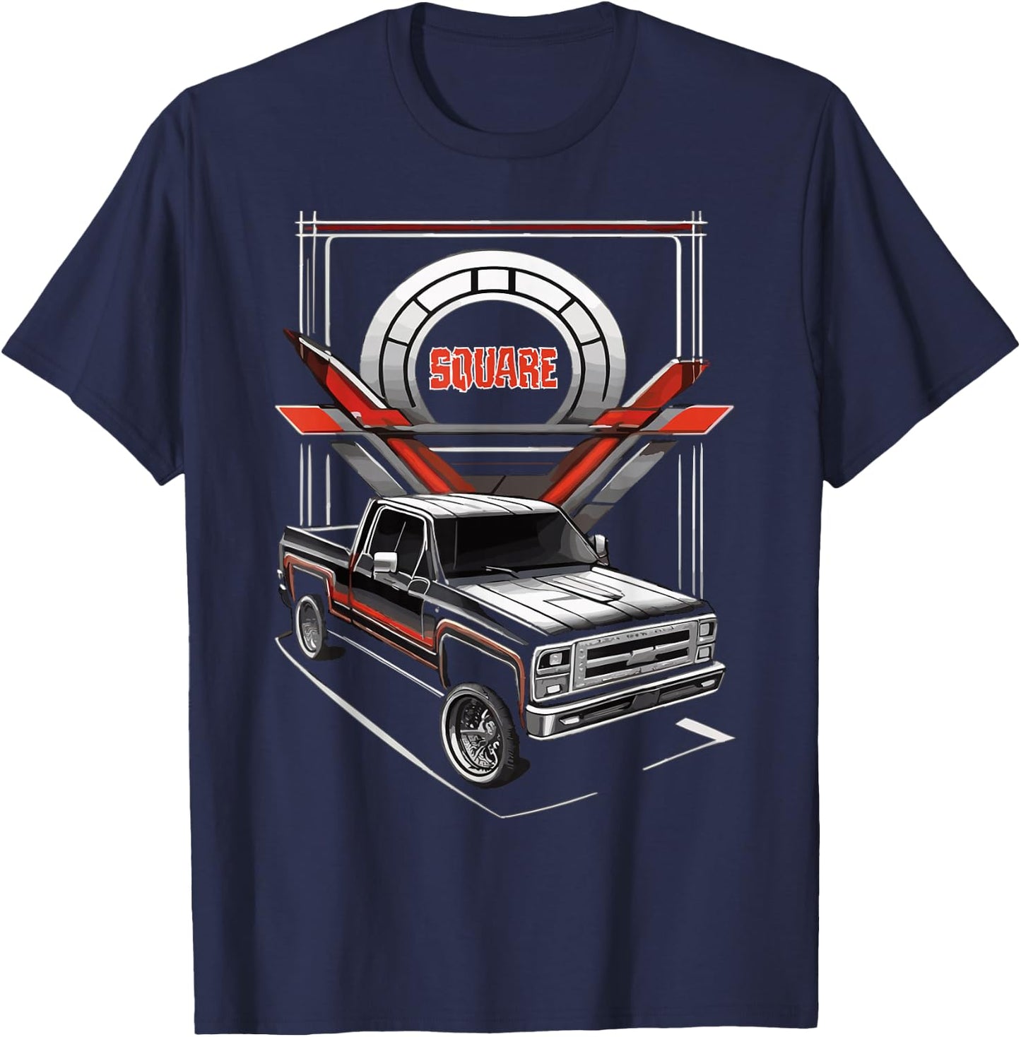 Square Body Truck T-Shirt - T-Shirt | Navy