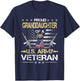 Proud Granddaughter Of A U.S. Army Veteran Flag , Veterans T-Shirt - T-Shirt | Navy