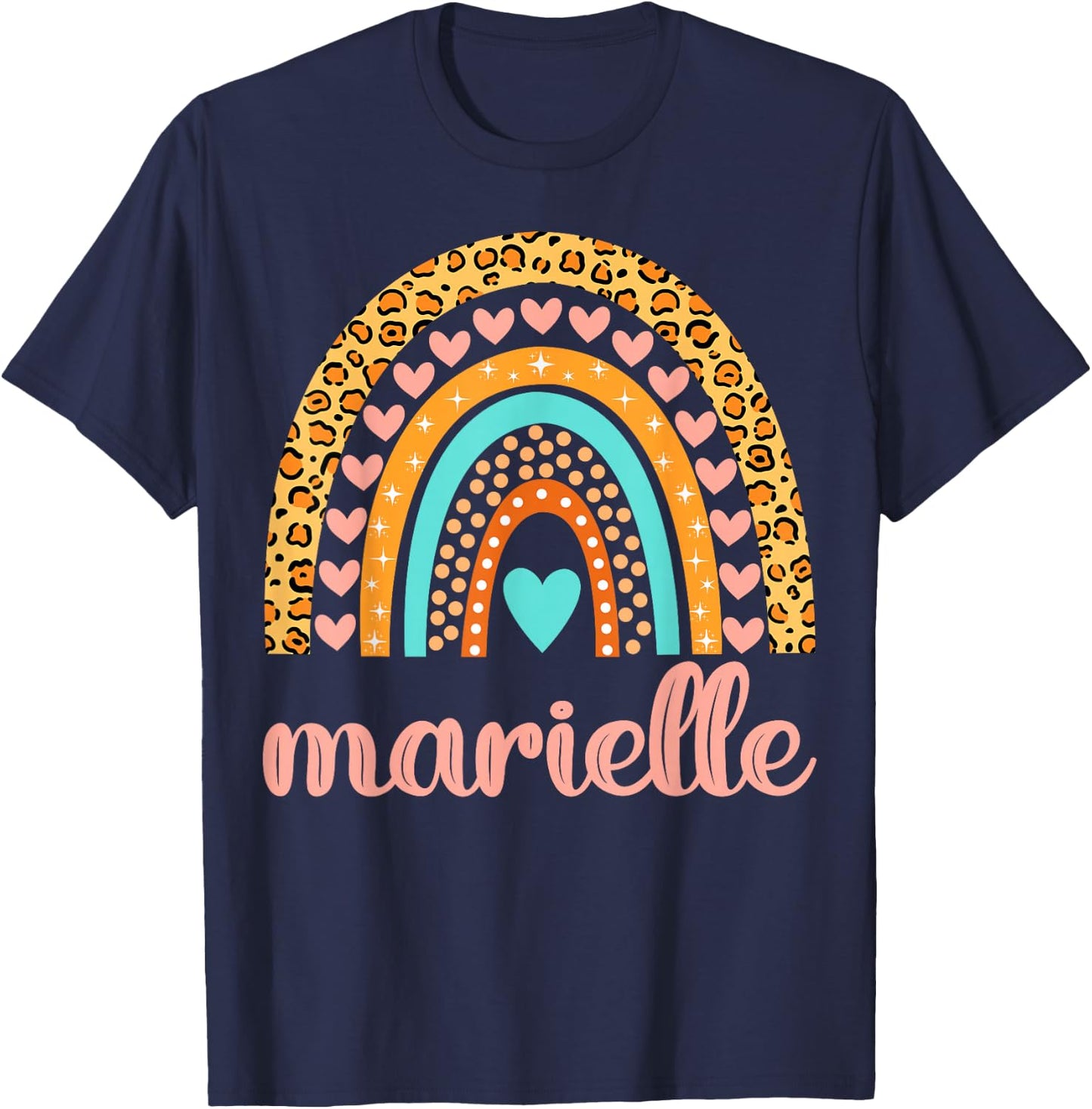 Marielle Marielle Name Birthday Shirt Gift T-Shirt - T-Shirt | Navy