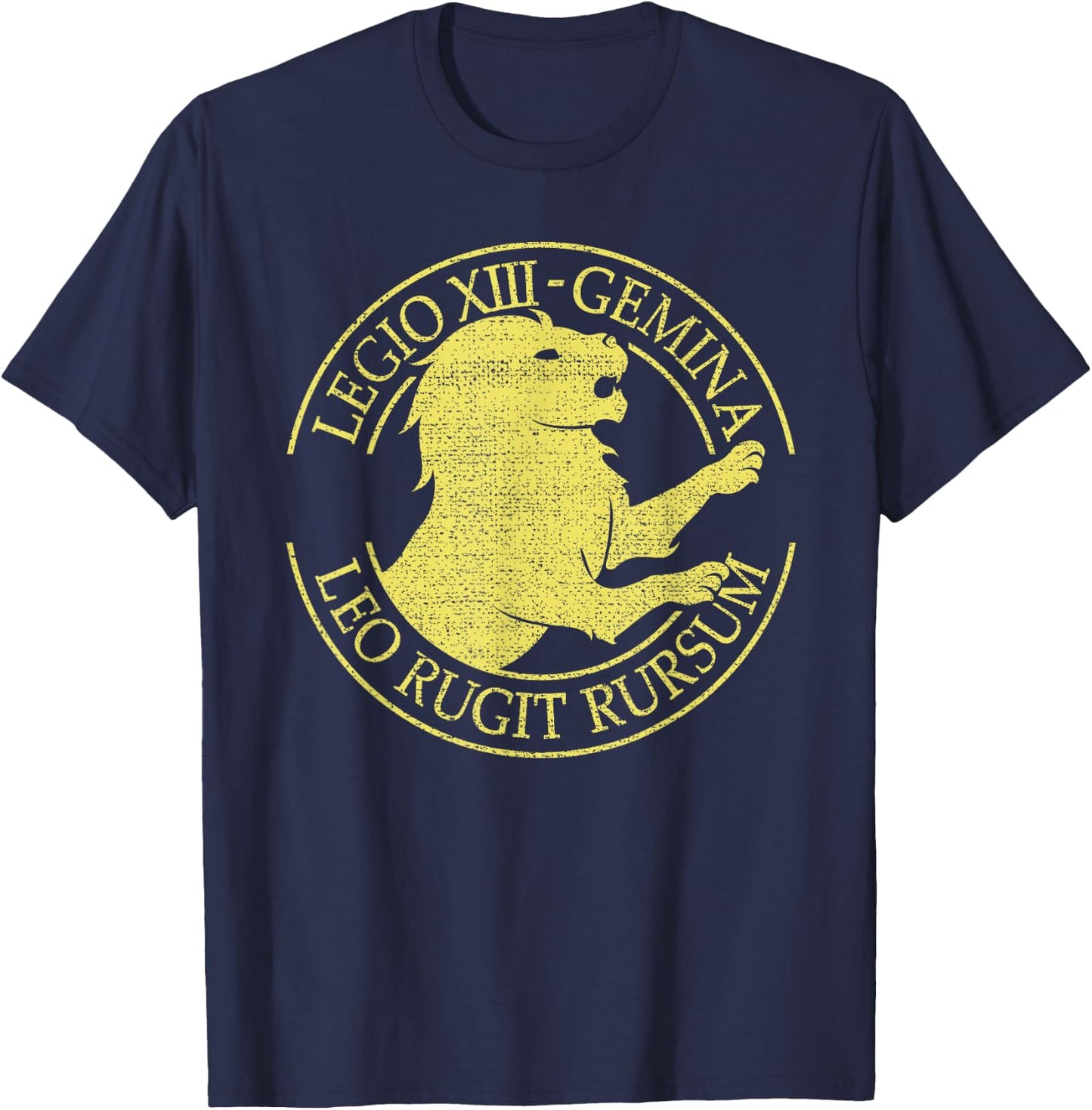 Legio XIII Gemina Roman Legion Empire Pedites Legionary T-Shirt - T-Shirt | Navy