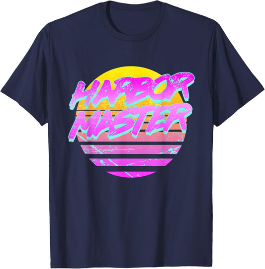 Vintage Retro Harbor Master T-Shirt - T-Shirt | Navy