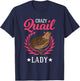 Quail Owner Clothes Crazy Quail Lady Women's Black Japanese Quail T-Shirt - T-Shirt | Navy