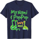 Kids My Nani and Poppop Love Me Grandson Dinosaur T-Shirt - T-Shirt | Navy