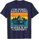 I'm done adulting where is my camper for a Camper Camping T-Shirt - T-Shirt | Navy
