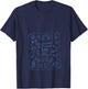 Women's Summer I Turned Forty Coquette Bow Coastal 40th Birthday V-Neck T-Shirt - T-Shirt | Navy