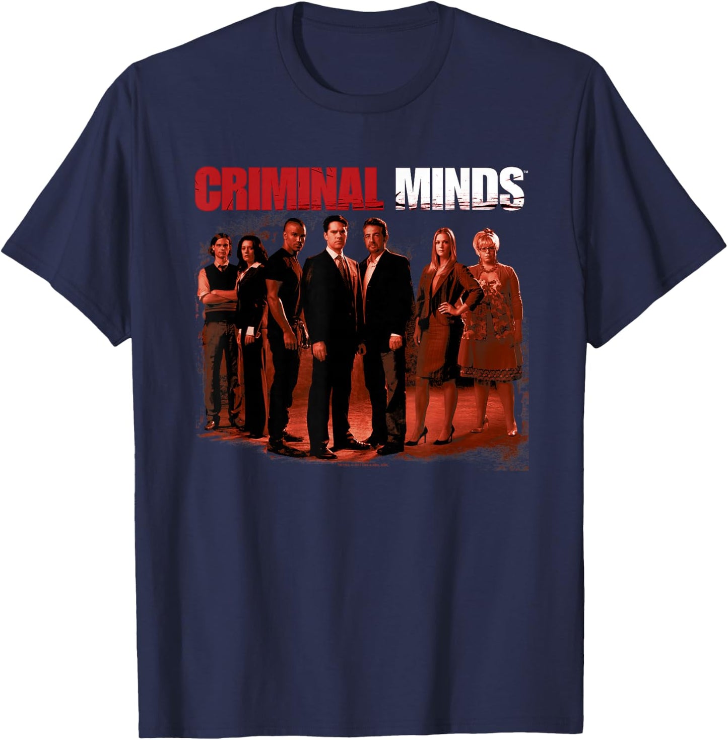 Criminal Minds The Crew T-Shirt - T-Shirt | Navy