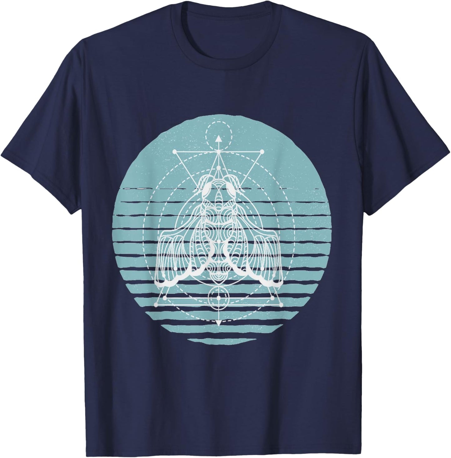 Cicada Symbol Cicada Illustration Cicada Insect Lover T-Shirt - T-Shirt | Navy