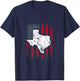Vintage American US Flag Texas Austin Shirt Funny Gift T-Shirt - T-Shirt | Navy