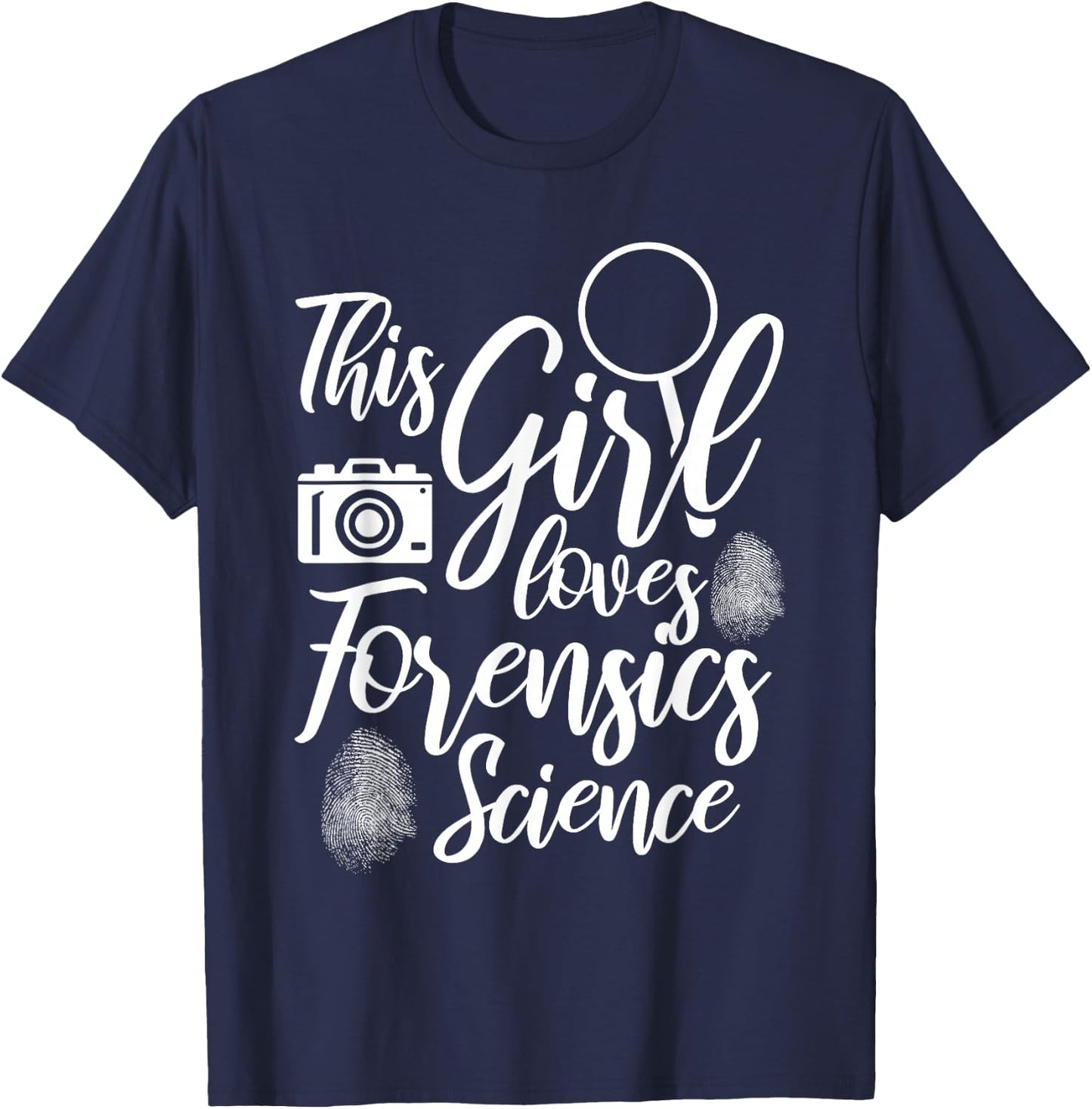 Forensic Scientist Forensic Investigator Forensic Science T-Shirt - T-Shirt | Navy
