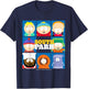 South Park Cast Framed Together T-Shirt - T-Shirt | Navy