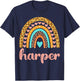 Harper Harper Name Birthday Shirt Gift T-Shirt - T-Shirt | Navy