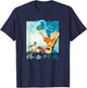 Avatar: The Last Airbender Aang & Momo Magical Power Logo T-Shirt - T-Shirt | Navy