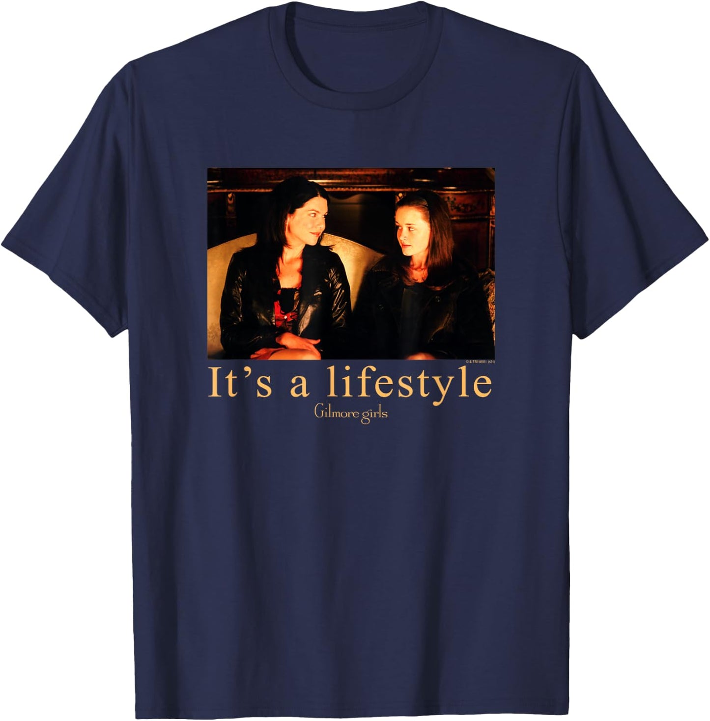 Gilmore Girls It's A Lifestyle Photo with Logo TV Show T-Shirt - T-Shirt | Navy