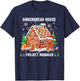 Gingerbread Man Costume, Gingerbread House Project Manager T-Shirt - T-Shirt | Navy
