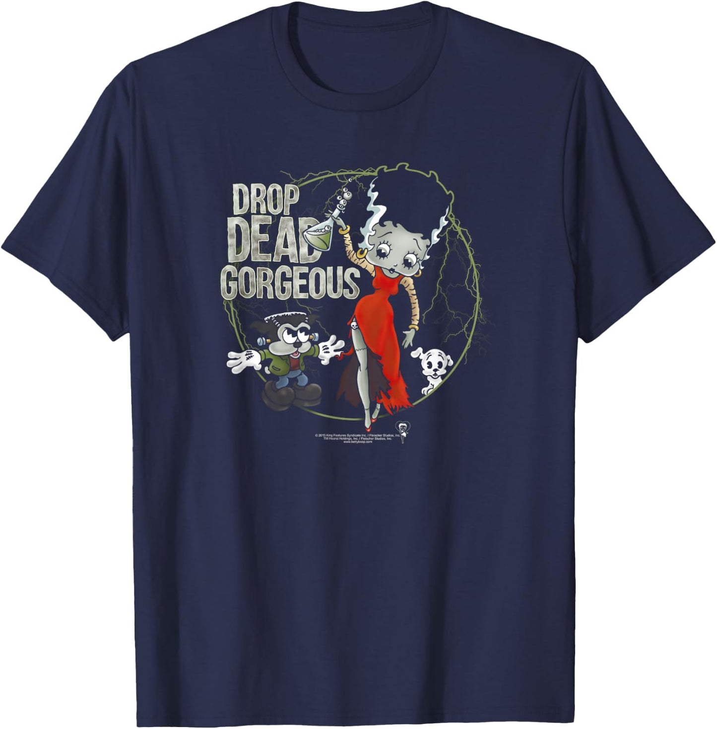 Betty Boop Drop Dead Gorgeous T-Shirt - T-Shirt | Navy