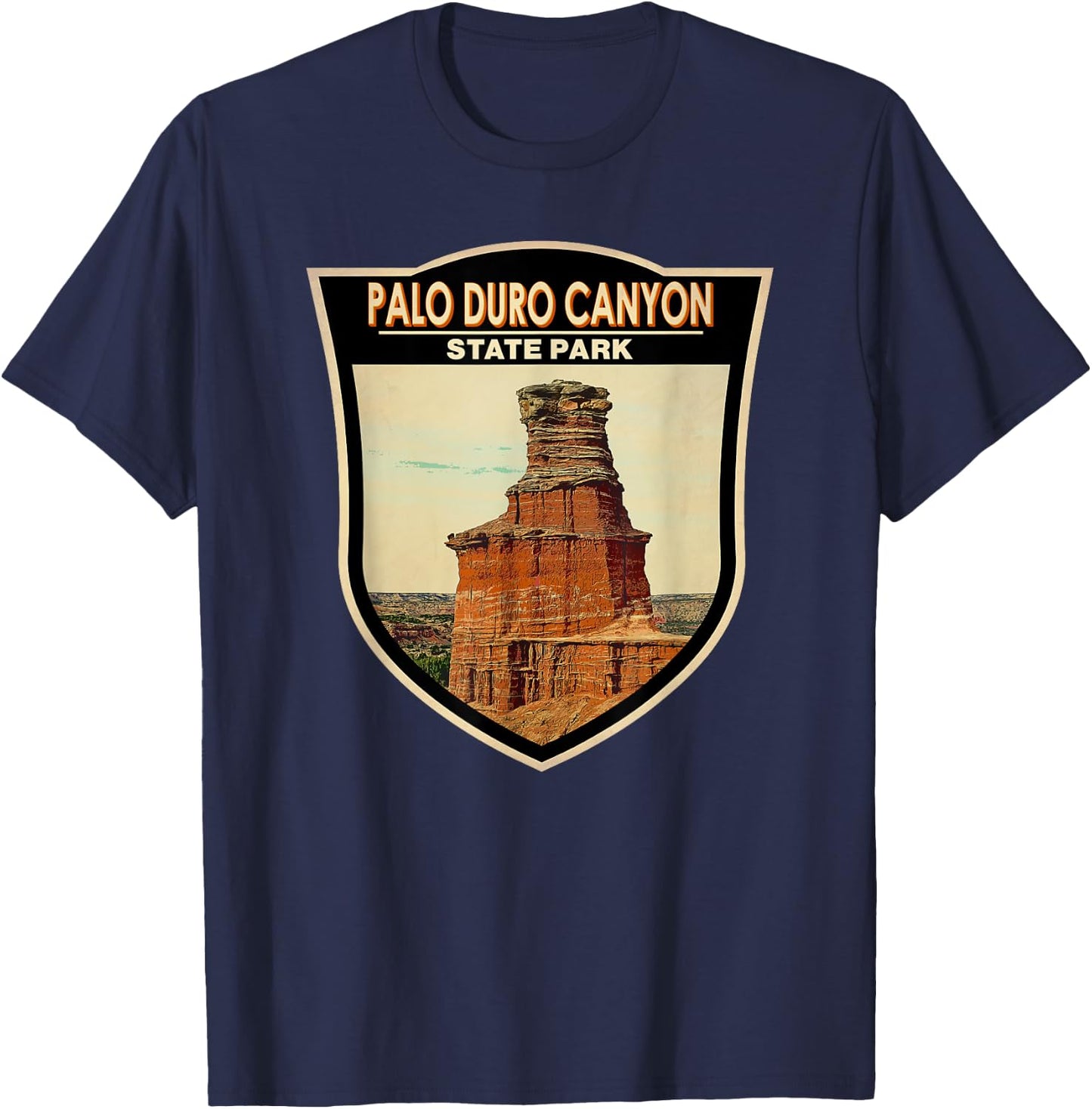 Palo Duro Canyon State Park Texas Vintage T-Shirt - T-Shirt | Navy