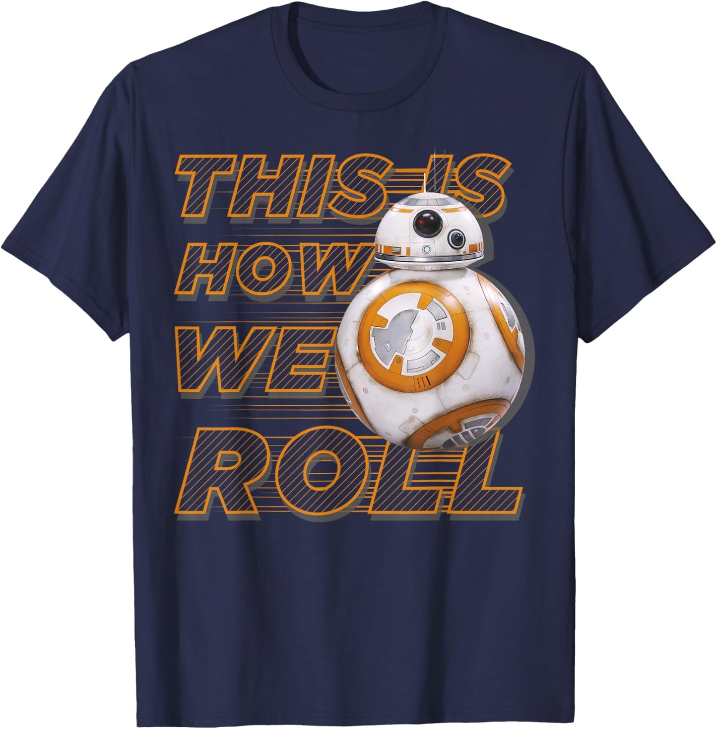 Star Wars BB-8 How We Roll Graphic T-Shirt - T-Shirt | Navy