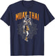 Muay Thai Hobby Martial Arts Fighter Boxing T-Shirt - T-Shirt | Navy