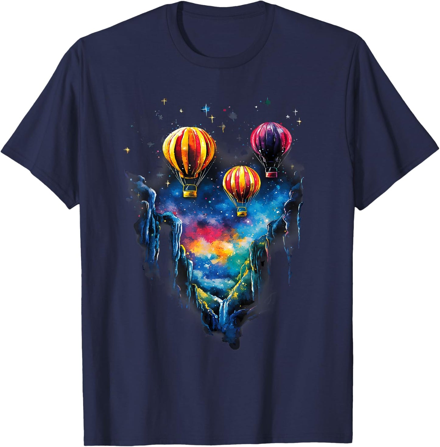 Hot Air Balloon Ride Festival Hot Air Ballooning T-Shirt - T-Shirt | Navy