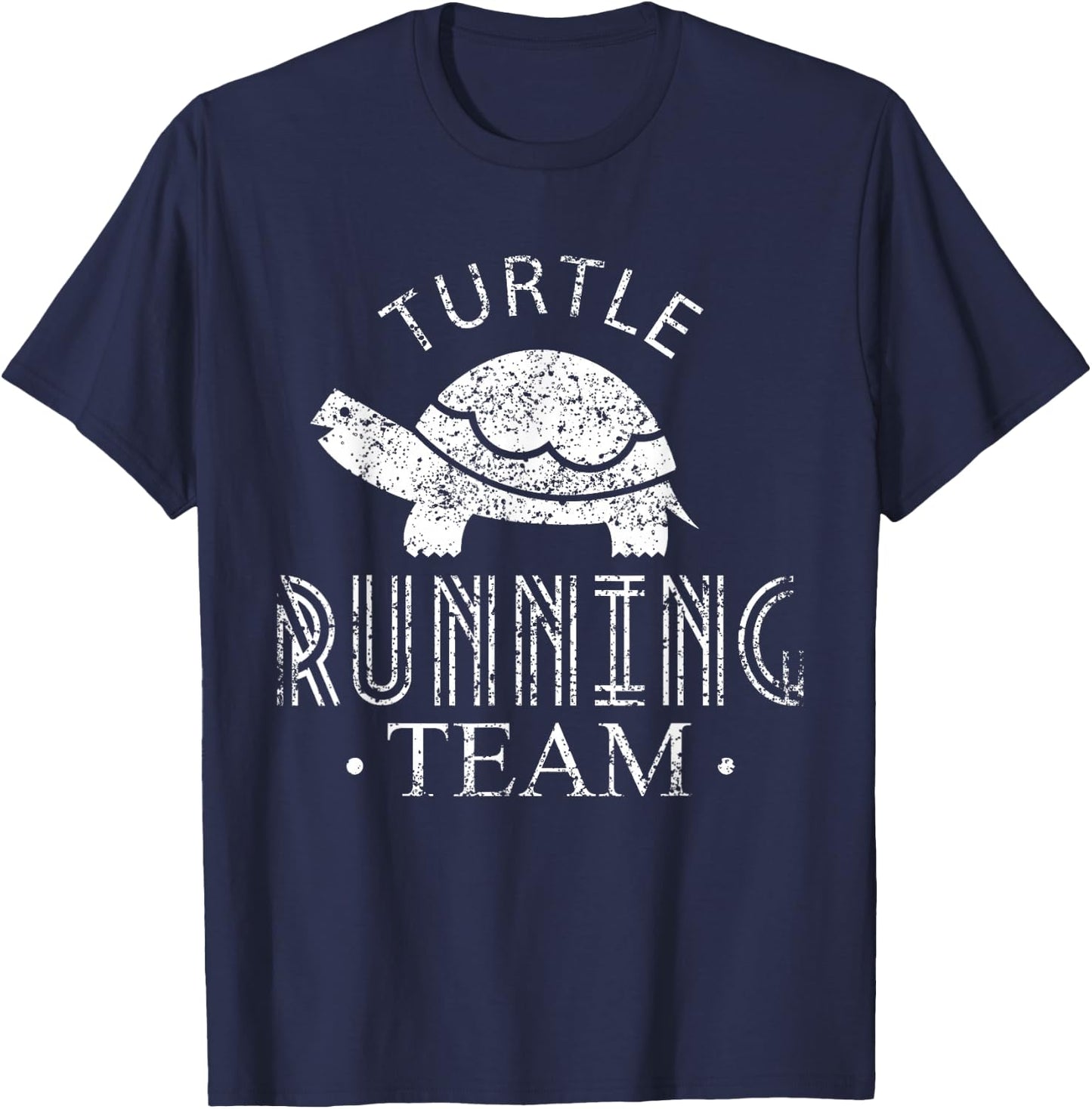 Turtle Running Team Jogging Jogger Run Runner T-Shirt - T-Shirt | Navy