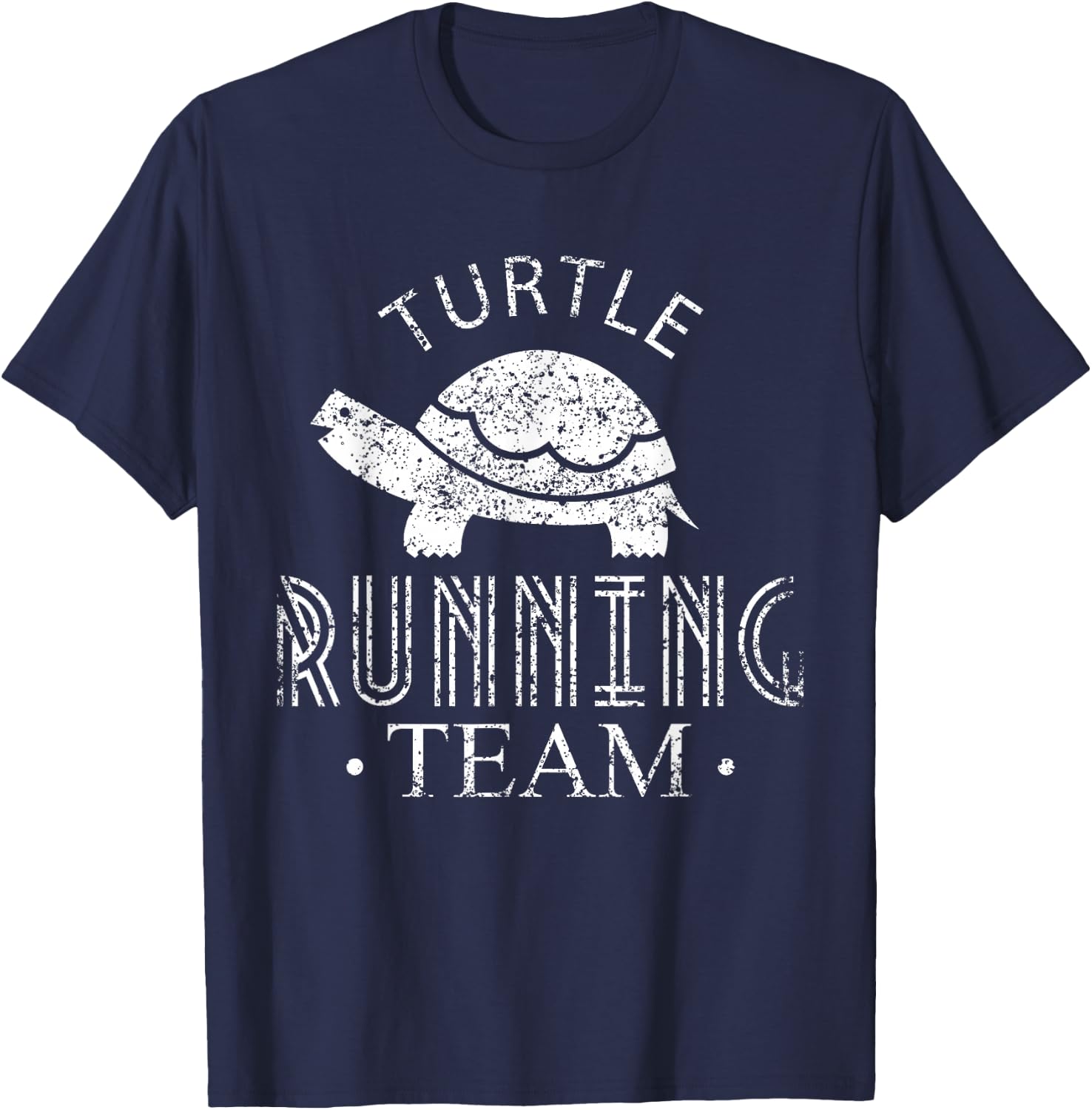 Turtle Running Team Jogging Jogger Run Runner T-Shirt - T-Shirt | Navy