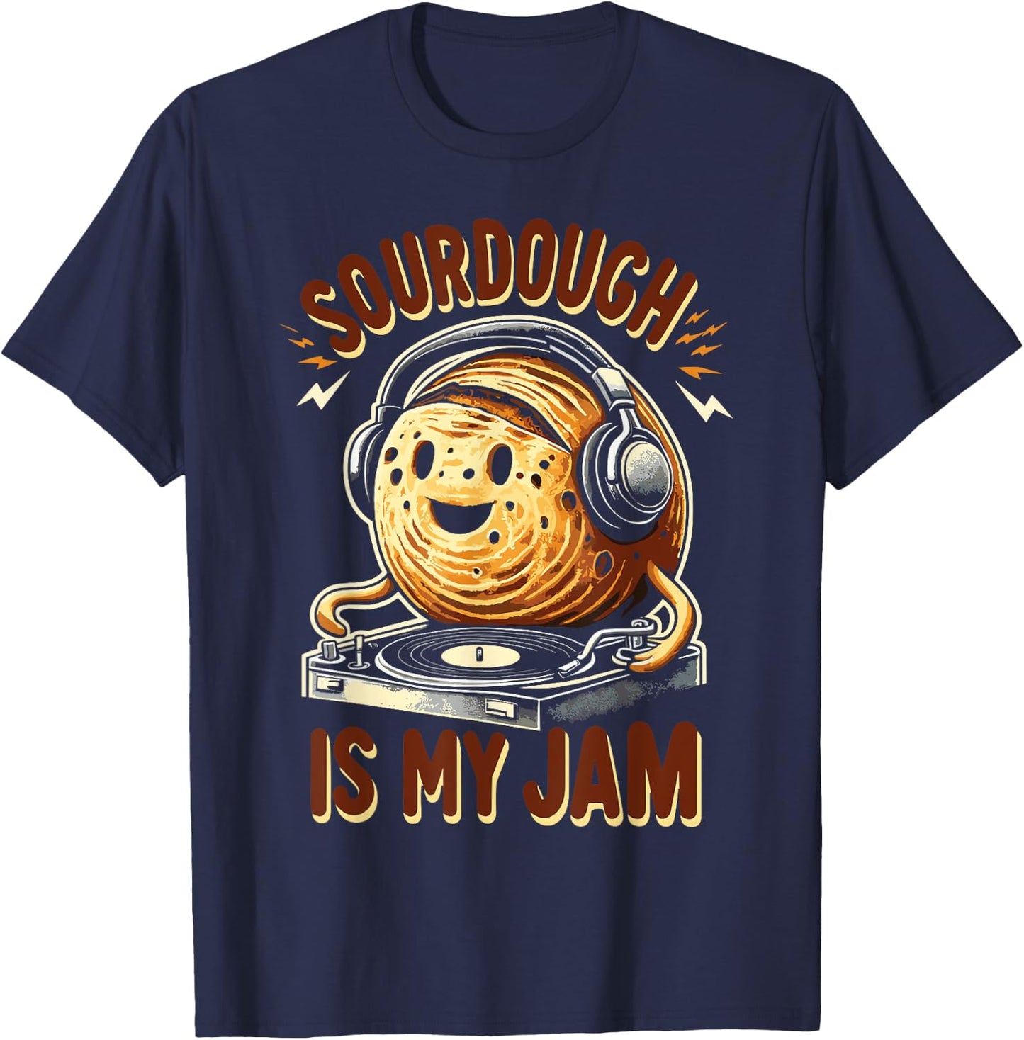 Sourdough Is My Jam T-Shirt - T-Shirt | Navy