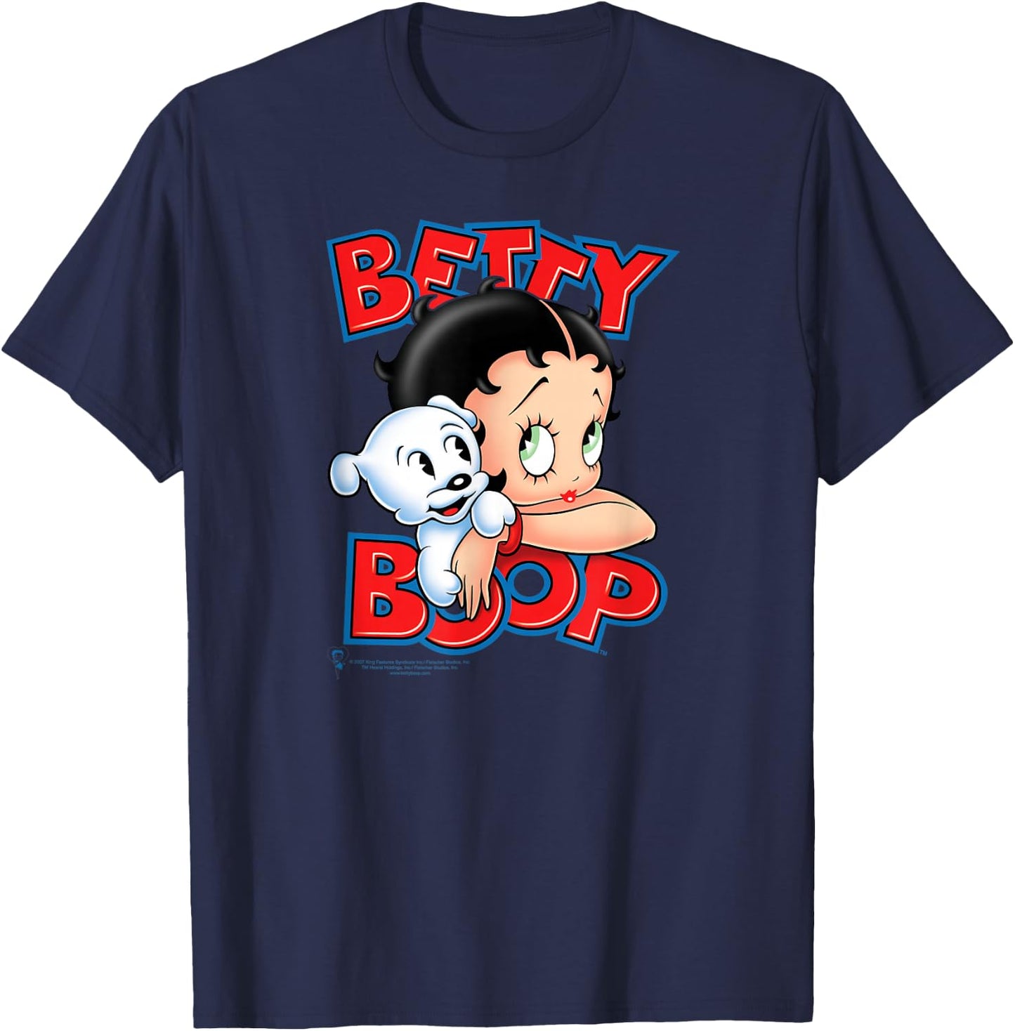 Betty Boop Forever Friends T-Shirt - T-Shirt | Navy