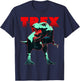 Dinosaur Shirt T Rex Tyrannosaurus Roaring Dino Graphic T-Shirt - T-Shirt | Navy
