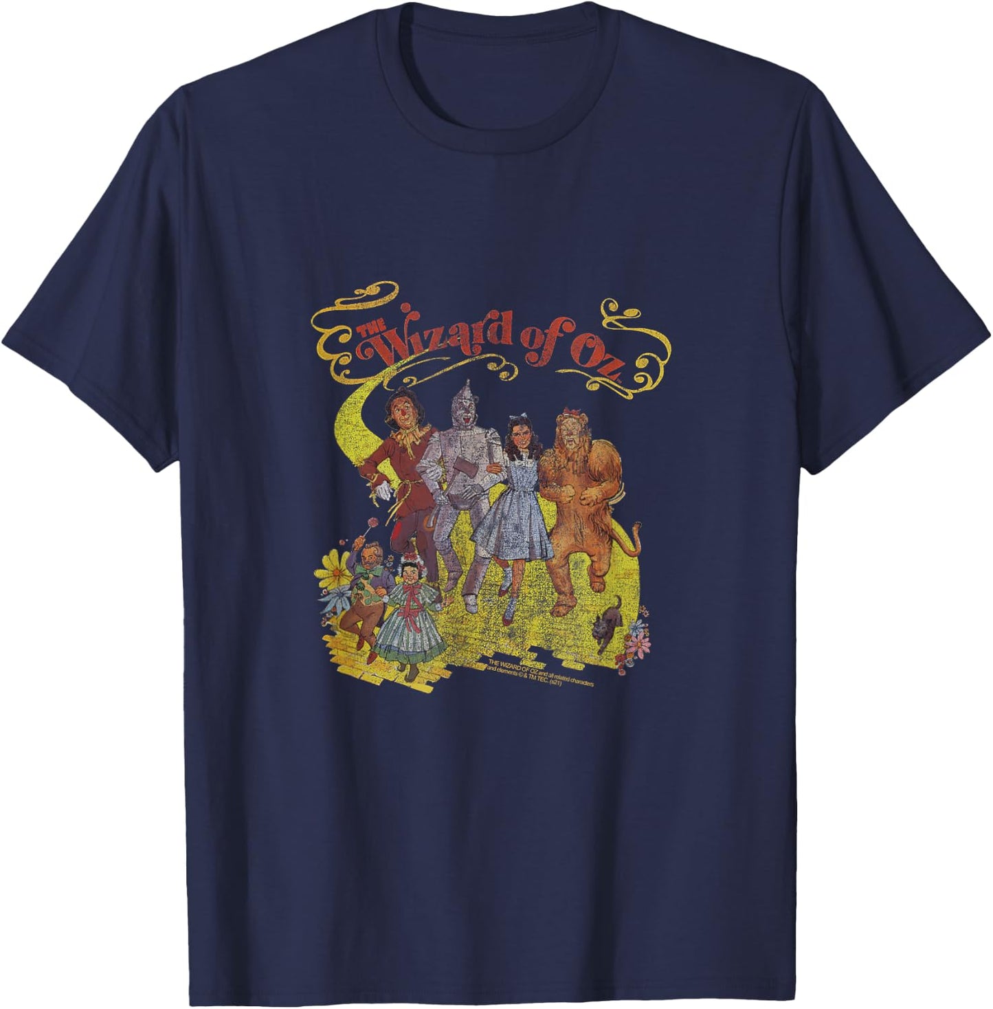Wizard of OZ Group Poster T-Shirt - T-Shirt | Navy
