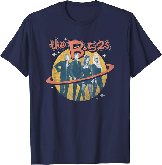 The B-52s - Band Photo T-Shirt - T-Shirt | Navy