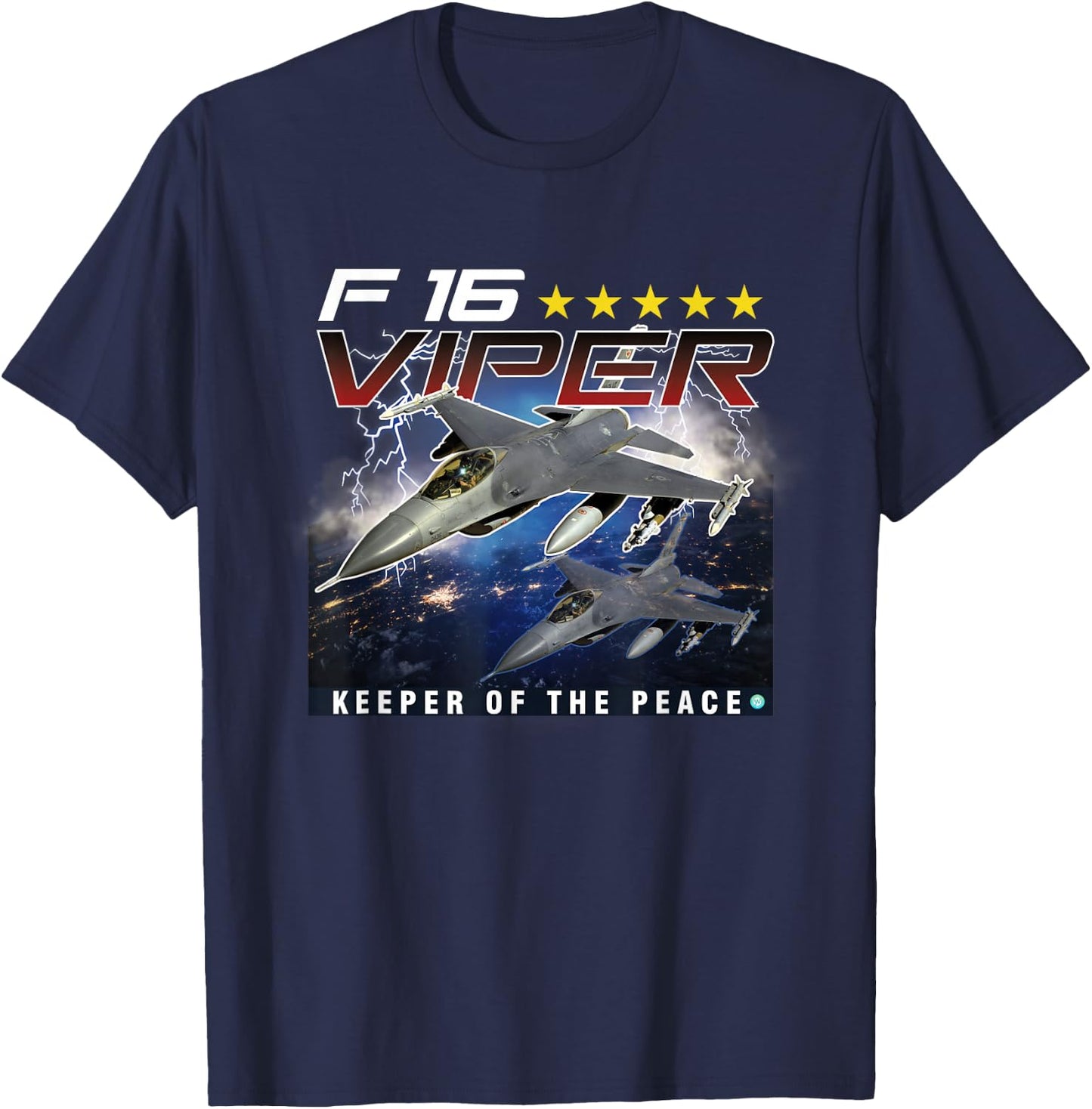 F-16 Airforce Jet Pilot Gift T-Shirt - T-Shirt | Navy