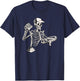 Skeleton Truck Driver - Funny Big Trucking Trucker T-Shirt - T-Shirt | Navy