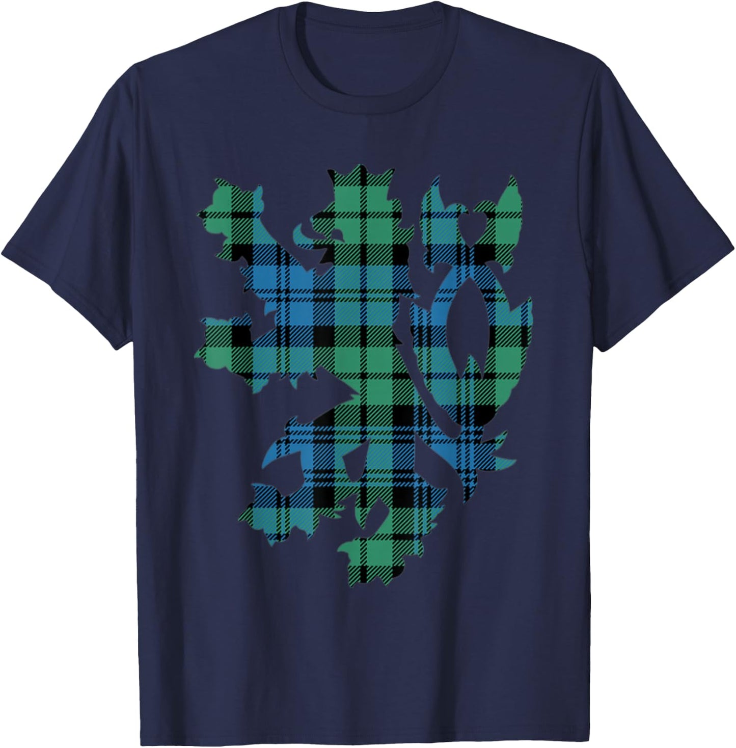 Clan Campbell Tartan Scottish Family Name Scotland Pride T-Shirt - T-Shirt | Navy