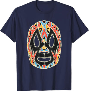 Funny Costume Wrestling Lucha Libre T-Shirt - T-Shirt | Navy